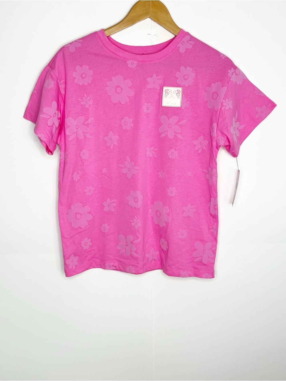 Jordan Girls Short Sleeve T Shirt Size Large
